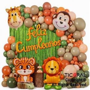 SET DE GLOBOS ARCO XL ANIMALES XSR 69 UNIDADES